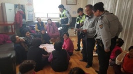 화정지구대 무단횡단 교통사고 예방 홍보활동