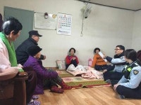 동천파출소, 경로당 방문 교통사고 예방 홍보