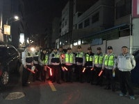 상무지구대, 아동범죄 근절 합동 방범활동