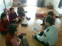 노인 교통사고 예방 효 간담회 광산 도산파출소