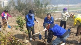 남평 월현대산서 나주사랑 나무심기 행사
