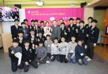 최성준 위원장, 방송콘텐츠 제작 수업 참관