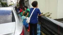 운암1동 자생단체 거리 청소