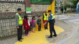 월곡지구대, 옐로카펫존 어린이 교통안전교육