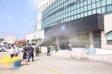 해남경찰, 소방서와 합동 소방훈련 