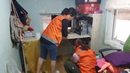 신안군 공무원 자원봉사단 이웃 사랑 실천 봉사활동