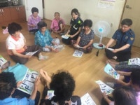 금호지구대, 경로당 방문 교통사고 예방 등 홍보