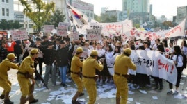 광주학생독립운동 재현 퍼포먼스