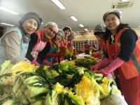 운남동 목련마을 사랑의 김장 행사