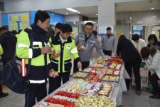 광주서부경찰, 새해맞이 다과회 시무식 눈길