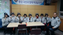 효덕지구대, 송암부녀방범대원과 민경 합동 탄력순찰