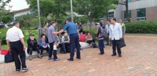 효덕지구대, 전화금융사기 예방 홍보활동