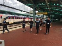 광주시교육청 관내 전남중학교 일일 기자체험-기관사·관제사·수송원 등 철도 관련 직업 다양