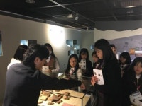 여수관내 중학교 일일 기자체험-호남 유일 구석기 전문 조선대 역사박물관