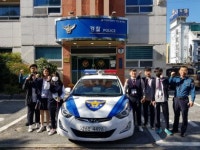 장성관내 중학교 일일 기자체험 - 올해도 ‘시민안전’에 맹활약한 역전지구대