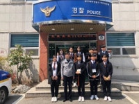 한국언론진흥재단·본보 공동 곡성 석곡중학교 일일기자체험-역전지구대 불철주야