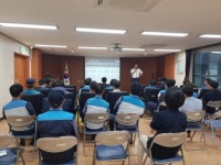 영광경찰, 우체국 집배원 교통안전 교육