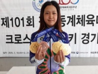 화순초 조다은 크로스컨트리 3관왕 등극