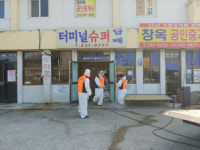 나주 세지 의용소방대, 방역소독 앞장