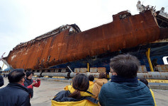 세월호, 목포 고하도 신항배후단지에 영면한다