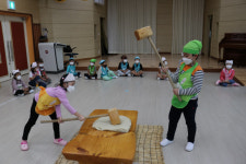 광양중마유치원 쿵덕쿵덕 떡메치기 체험