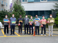 광주 상무수치과, 추석 맞아 복지관 등에 콩나물·사과 전달