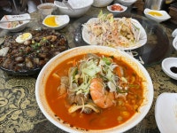 [무슐랭] 광주근교 화순 벚꽃 명소 근처맛집, 불타는 용궁짬뽕