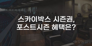 [무잇슈] ‘6천만원짜리’ 스카이박스 시즌권, 한국시리즈 혜택은?