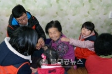 김천무지개가족봉사단, 경로당 방문 봉사