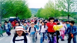 하회마을 구름 관광인파 몰려
