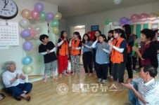 월드비젼 충북지부, 경로당 에어컨 기증, 봉사활동