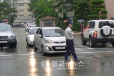분평동 자율방범대, 교통질서 안내 봉사