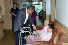 이용우 부여군수, 사회복지시설 위문