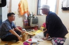 복대1동, 독거노인 방문 격려