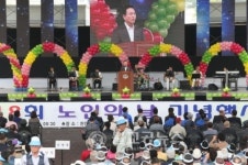 천안삼거리공원, 노인의날 기념식