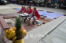 옥천 덕은사, 산신불 점안 법회 봉행