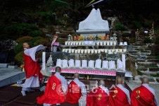 옥천 덕은사, 산신불 점안 법회 봉행