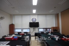 홍산면 명예면장 주민자치센터 TV 기증
