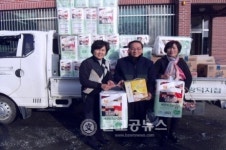 광덕면 새마을부녀회, 경로당 생활필수품 전달