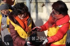 마이산탑사 릴레이 연탄나눔 봉사