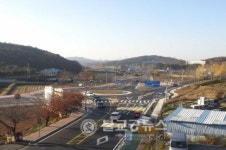 청양군, 회전교차로 준공