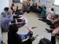 옥천보건소, 경로당 차차차 교실 열어