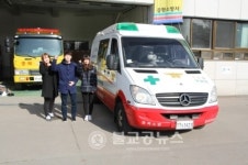 증평소방서, 응급구조학과 구급차 실습