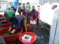 담양군 여성자원봉사회, 김치로 나눔 실천