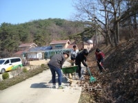 목도고 아띠봉사동아리, 경로당 봉사