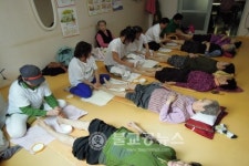 충주발사랑봉사단, 경로당 발마사지 봉사