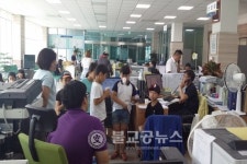 엄정면사무소, 학생들의 직업체험
