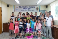 충남도 수산연구소, 관당초 자매결연