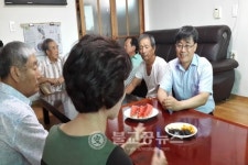 오진섭 부시장, 무더위쉼터 방문