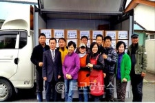 송학면 자율방범대, 김장나눔봉사
